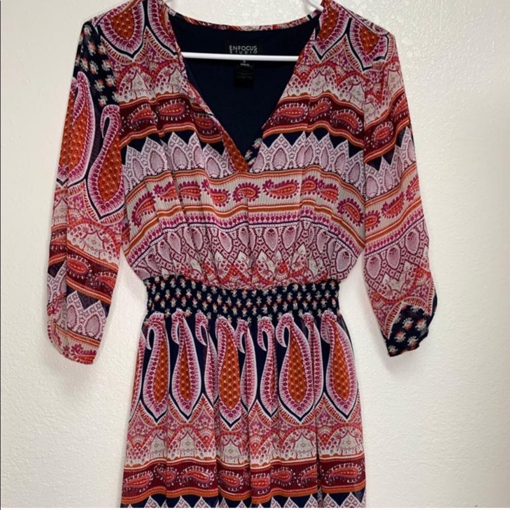 Short printed dress